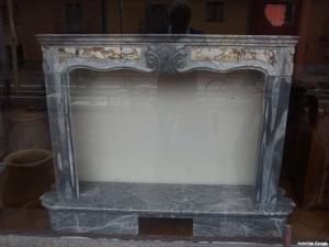 18th Century Piedmontese Marble Fireplace